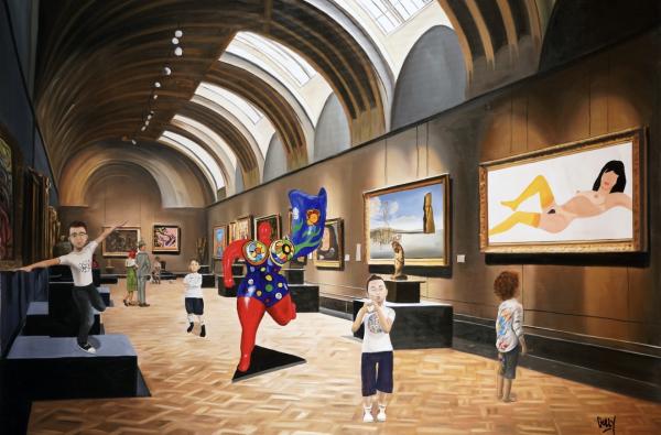 GULLY : Keith, Pablo, Takashi, Jackson meet Gericault, Lichtenstein, Buffet, Wood, Botero, Saint Phalle, Dali and Wesselmann 3