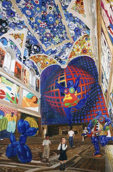 GULLY : Pablo, Jean Michel, Niki, Keith, Takashi meet Koons, Kusama, Wesselmann, Fairey, Botero, Vasarely, St Phalle, Lichtenstien and Basquiat 10