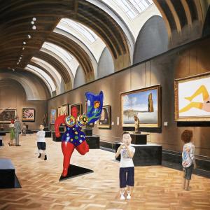 GULLY : Keith, Pablo, Takashi, Jackson meet Gericault, Lichtenstein, Buffet, Wood, Botero, Saint Phalle, Dali and Wesselmann 3